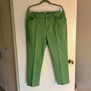 Style&Co curvy capris, almost new. 37.5” long; cuffable cotton/spandex denim.